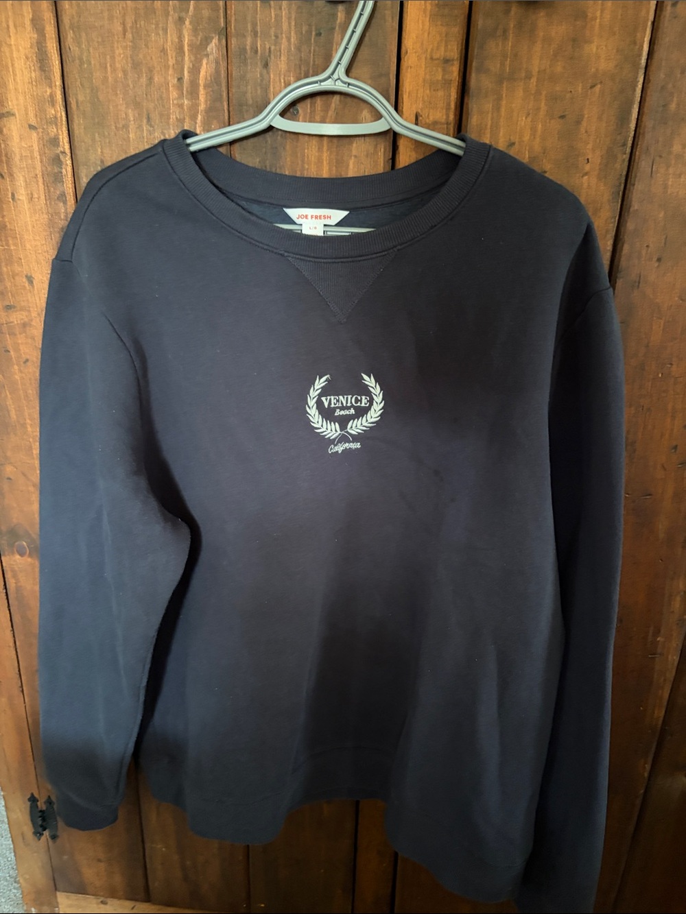 Joe Fresh Navy Pullover Sweatshirt with Venice Crest